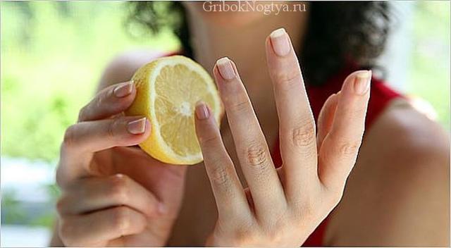 Лимон от грибка ногтей на ногах - можно ли вылечить?